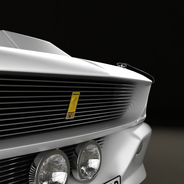 Ford Mustang Shelby GT500 Eleanor 1967 3D Model download 3ds max 