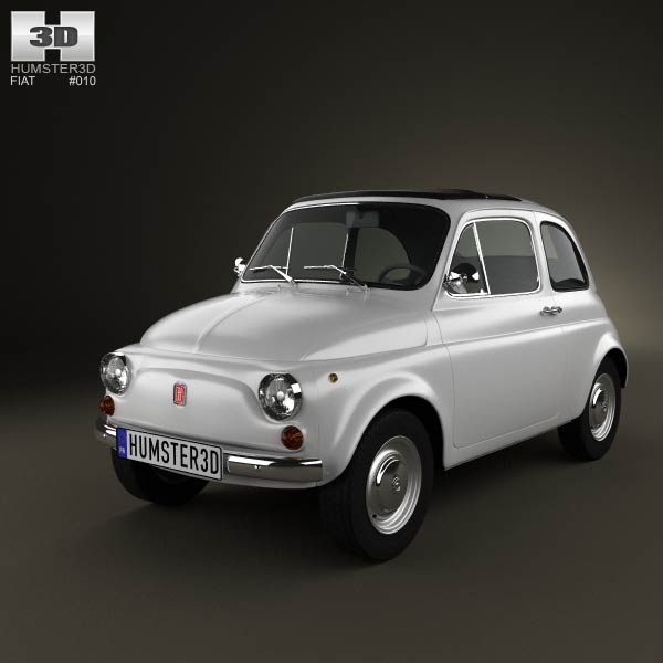 3D Models Vehicles Fiat Fiat 500 1970 Tweet Added on Jan 11 2012