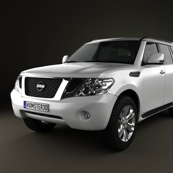 Nissan patrol 3d model #7