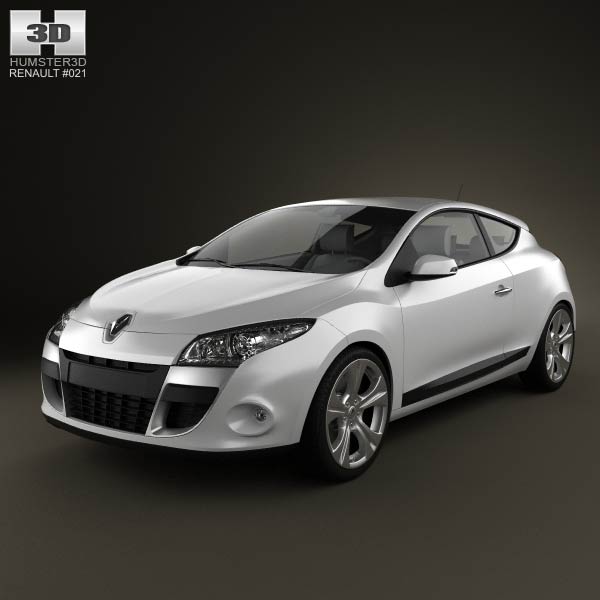 3D Models Vehicles Renault Renault Megane Coupe 2011