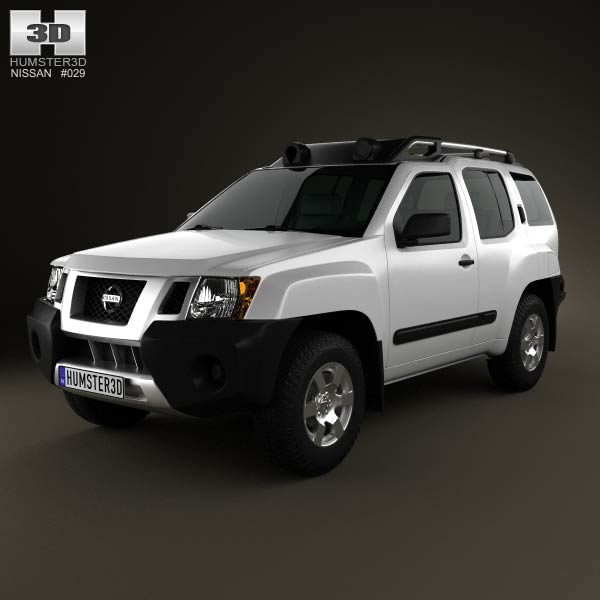 Nissan xterra 3d model #4