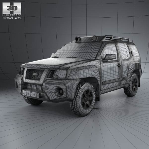 Nissan xterra 3d model #3