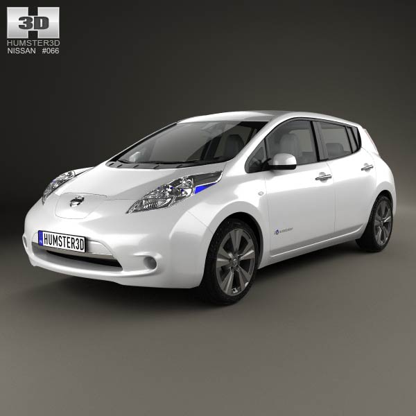 Nissan leaf free 3d model #2