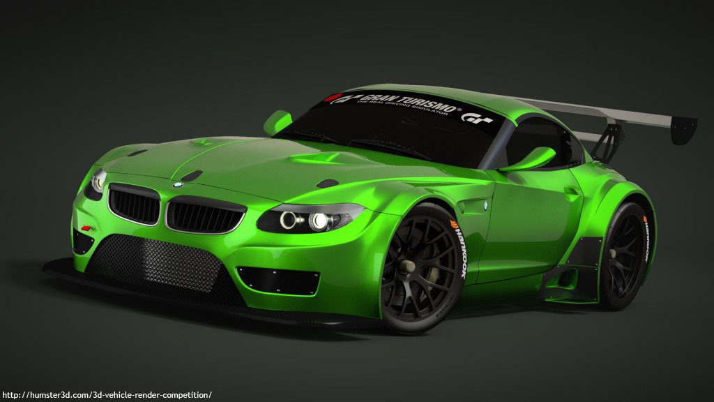 Bmw z4 gt3 3d model #3