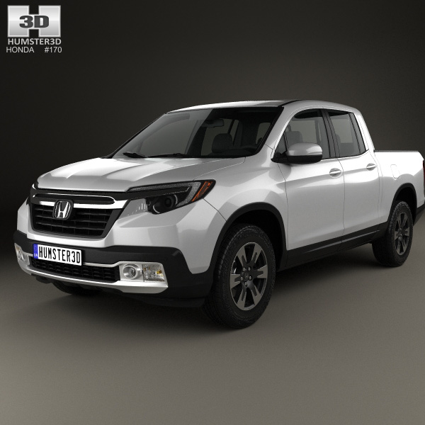 Honda Ridgeline 2017 3D model - Humster3D