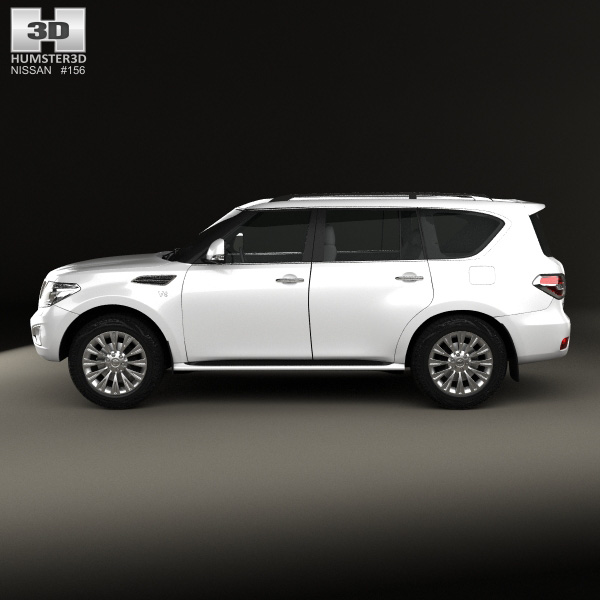 Nissan patrol 3d model #10