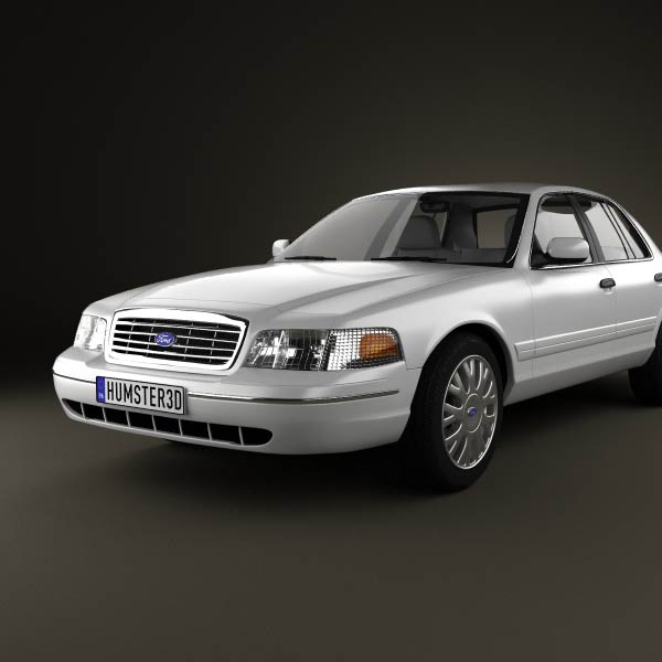 Ford crown victoria 3d model #9